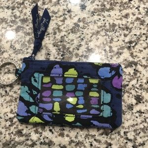 Vera Bradley blue and purple change purse